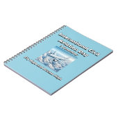 高く飛び、高く夢見る。民間航空日 ノートブック (左側)