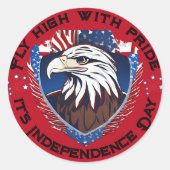 高く飛ぶプライドシール ラウンドシール (正面)