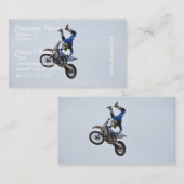 高く飛ぶモトクロス 名刺 (正面/裏面)