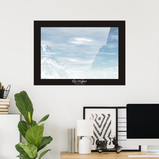 高く飛ぶ ポスター (ホームオフィス)