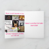 高く飛ぶ、大きく生きる、大きく夢を見る カード (内部)