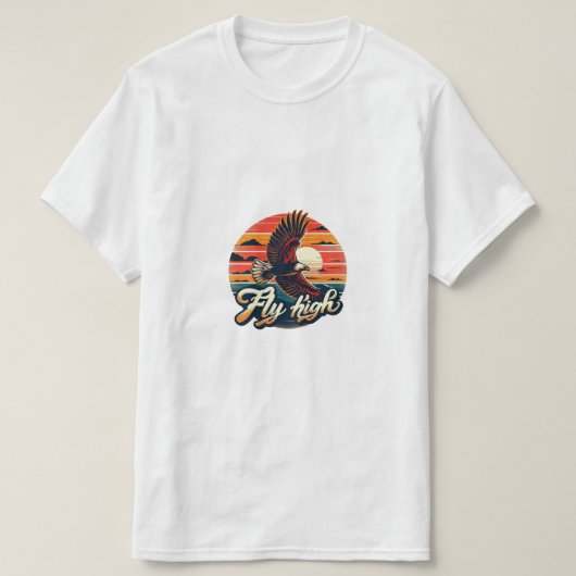 高く飛ぶ Tシャツ (デザイン正面)