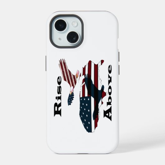高く飛べ  iPhone 15ケース (裏面)