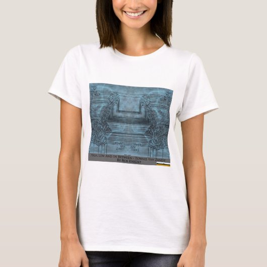 高く、低いおよび中間 Tシャツ (正面)