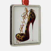 「高さを恐れない」 Tres Chic Highelデザイン メタルオーナメント (右)