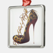 「高さを恐れない」 Tres Chic Highelデザイン メタルオーナメント (左)