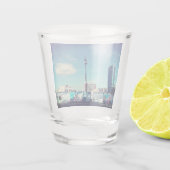 高さブロックの側面図 ショットグラス (裏面)