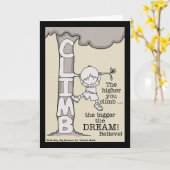 高の上昇 カード (黄色い花)