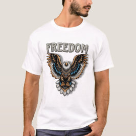 高まる自由 – 強さと独立の象徴 Tシャツ