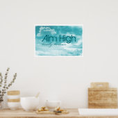 高を目指す。夢を視覚化する。 ポスター (キッチン)