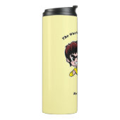 高を目指やる気を起こさせるす タンブラー (回転左)