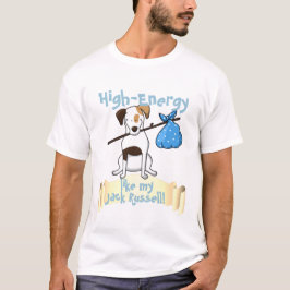 高エネルギーのジャック・ラッセル犬の恋人 Tシャツ