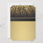 高エレガントヒール、ワイン、バルーン、退職パーティー 招待状 (裏面)