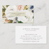 高エレガント度な植物フローラ 名刺 (正面/裏面)