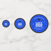 高カスタム学卒業のブルークラス コンフェッティ (正面)