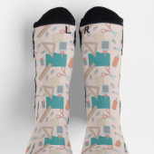 高カスタム性能陸上競技用クルーソックス ソックス (上部)