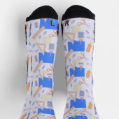 高カスタム性能陸上競技用クルーソックス ソックス (上部)