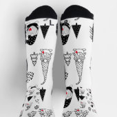 高カスタム性能陸上競技用クルーソックス ソックス (上部)