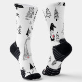 高カスタム性能陸上競技用クルーソックス ソックス (傾斜あり)