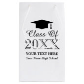 高カスタム校卒業パーティー好きなクラス スモールペーパーバッグ (裏面)