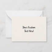 高カスタム評価のための職業上のセラピスト ノートカード (裏面)