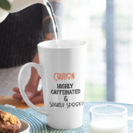 高カフェイン入り白ハロウィーン カフェラテマグ