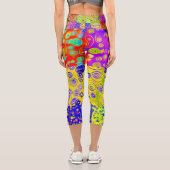 高カラフルく腰の高いカプリス カプリレギンス (裏面)