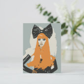 高クラスの高ファッション ポストカード (スタンド正面)