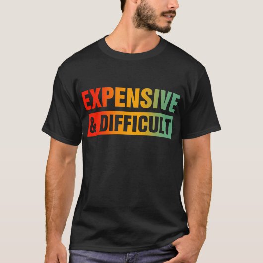 高コストで困難 Tシャツ (正面)