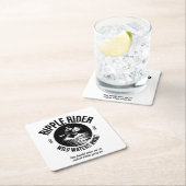 高コントラストカヤック画像 スクエアペーパーコースター (インサイチュ)