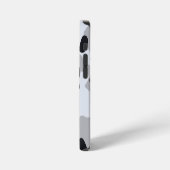 高コントラスト都市カモフラージュ iPhoneケース (左側面)