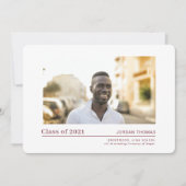 高シンプル校卒業発表 セーブザデート (正面)