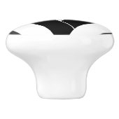 高スタイリッシュ度山モダン形 セラミックノブ (側面)