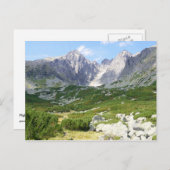 高タトラスロヴァキアの山 ポストカード (正面/裏面)