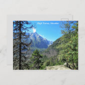 高タトラ山脈、スロバキア、はがき ポストカード (正面/裏面)