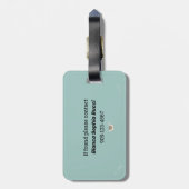 高タロットカードムーンクラウンpomegranate ラゲッジタグ (裏面縦)