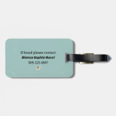 高タロットカードムーンクラウンpomegranate ラゲッジタグ (裏面横)