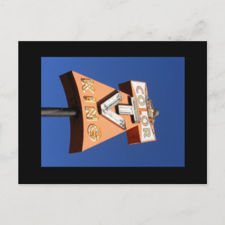 高ネオンスタイル標識 ポストカード