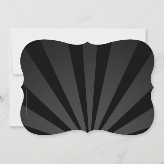 高ファッションスポットライト甘い16パーティの招待状 招待状 (裏面)