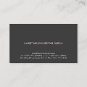 高ファッションLUXE No.1名刺 名刺 (裏面)