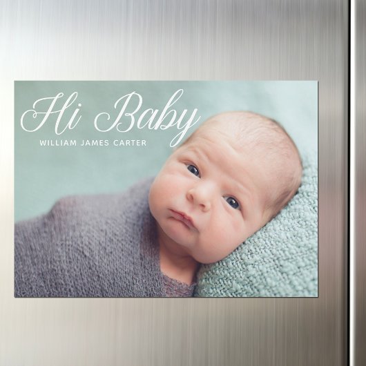 高ベビー光エレガントタイポグラフィ生まれたばかりの磁石