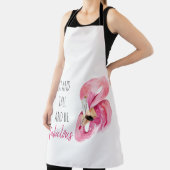 高モダンくて素晴らしいフラミンゴ エプロン (インサイチュ)