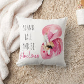 高モダンくて素晴らしいフラミンゴ クッション (ブランケット)