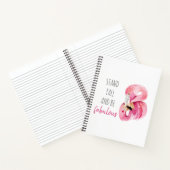 高モダンくて素晴らしいフラミンゴ ノートブック (内部)