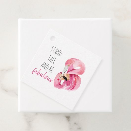 高モダンくて素晴らしいフラミンゴ フェイバータグ (インサイチュ)