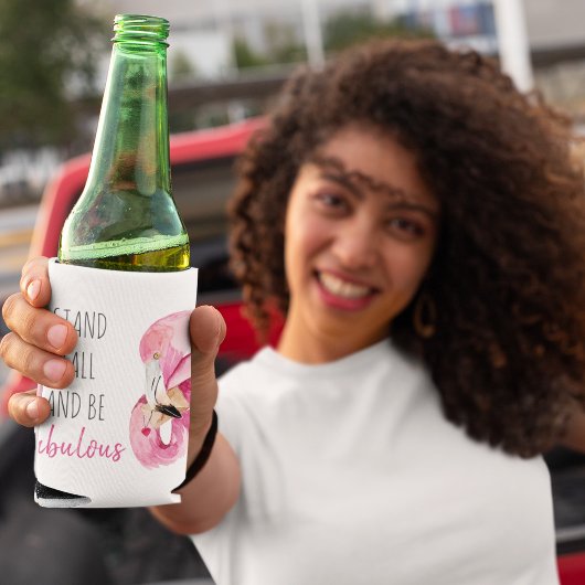 高モダンくて素晴らしいフラミンゴ 缶クーラー