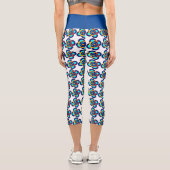 高モダンく腰の高いカプリス カプリレギンス (裏面)