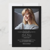 高モダンはっきりした技術フォトグラード 案内状 (裏面)