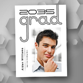 高モダンはっきりした技術フォトグラード 案内状