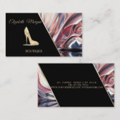 高モダンヒール抽象芸術 名刺 (正面/裏面)